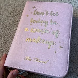 Too Faced eye shadow & journal